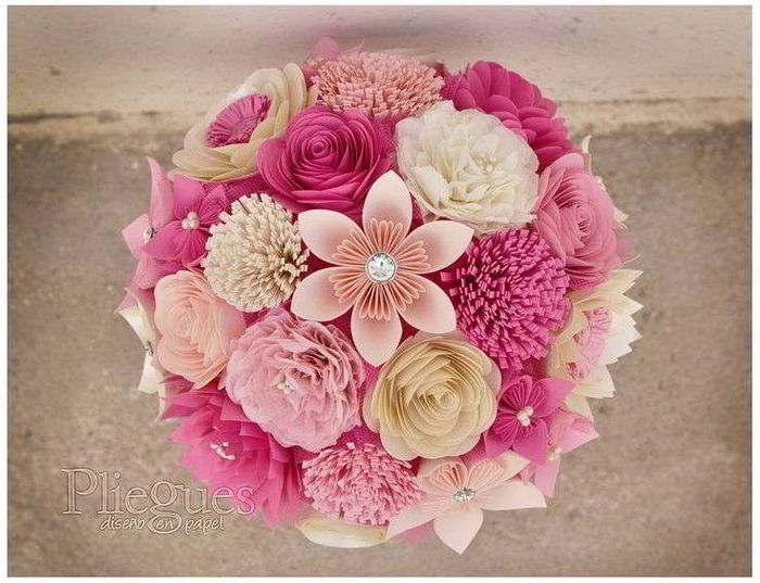 13. Estilo Flores de Papel.