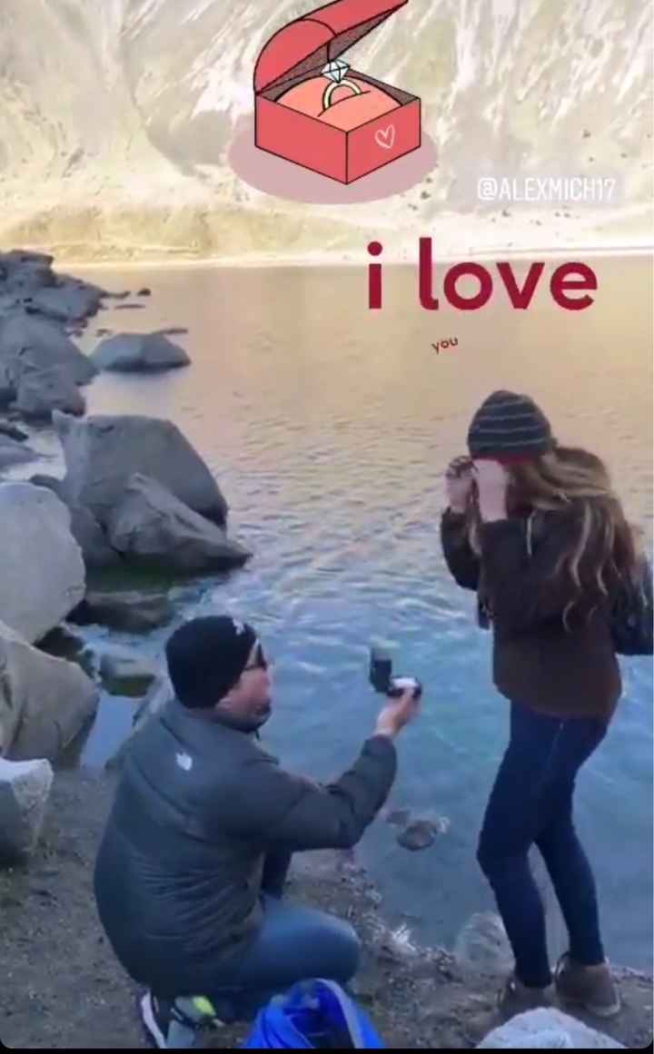 ¿Dónde te lo dio? 💍😍 - 1