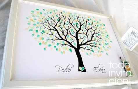 Tipo de cuadro para huellas