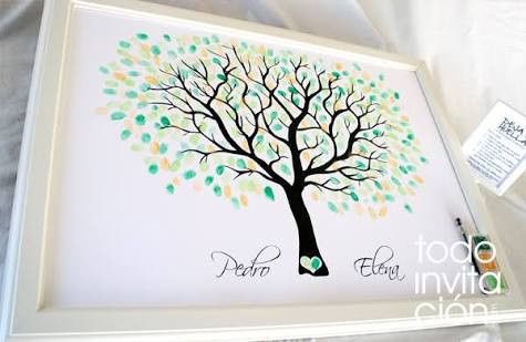 Tipo de cuadro para huellas