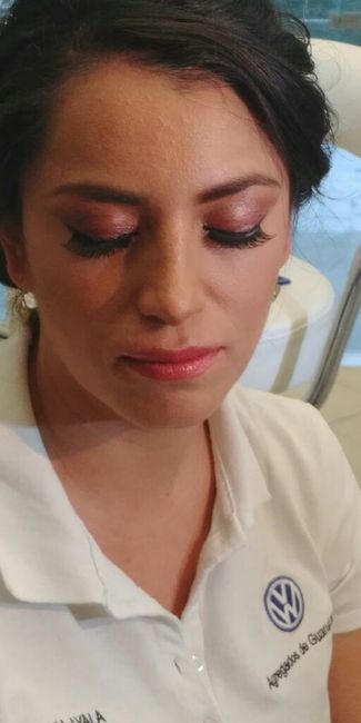 Por fin mi prueba de peinado y maquillaje - 4