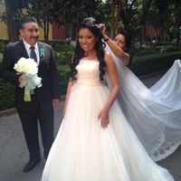 Llegando a la Iglesia