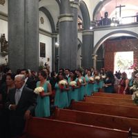 La entrada a la Iglesia