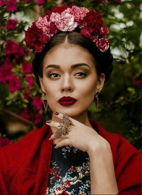 Flores como tocado 35