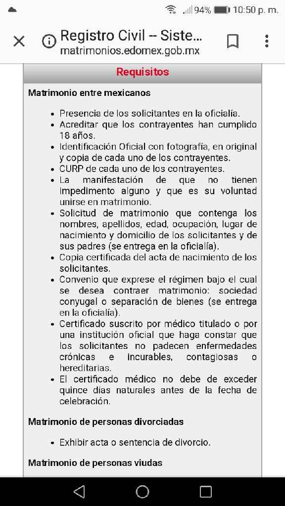 requisitos y costos del matrimonio por el civil - 1