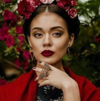 Flores como tocado - 1