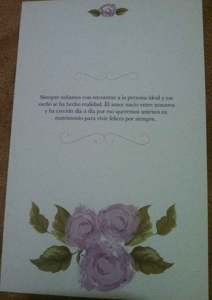 Mis invitaciones sencillas pero bonitas :) - 2
