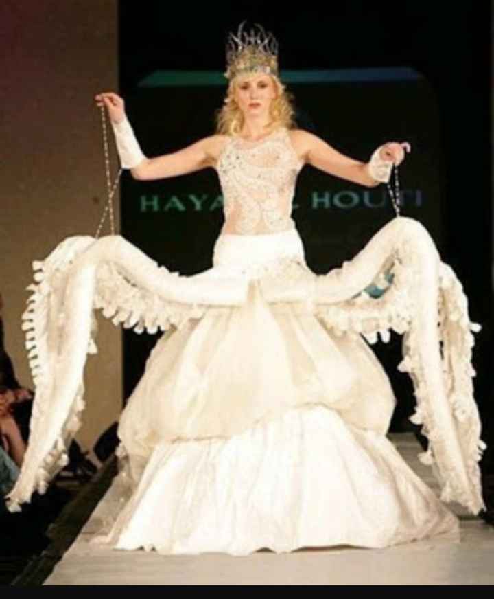Top ten de los vestidos de novia más feos!! - 1