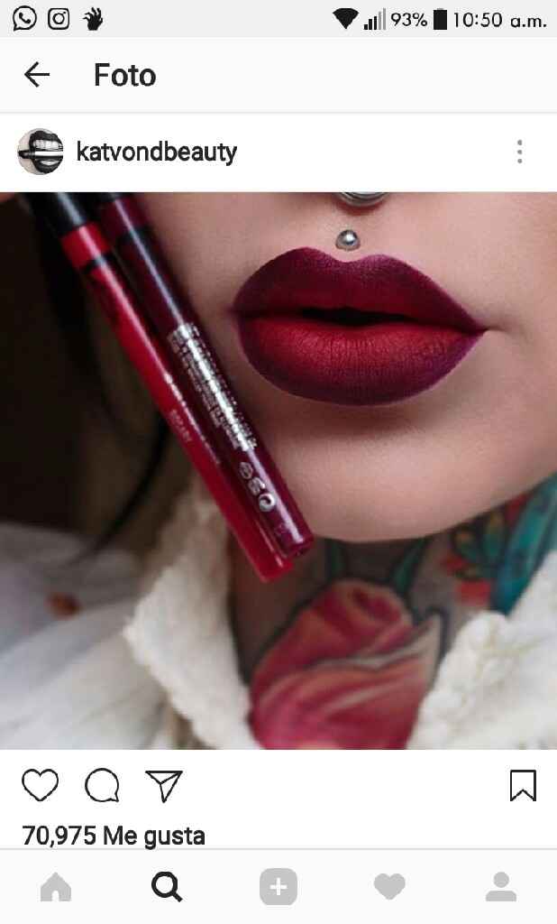 Maquillaje con labial obscuro! - 1