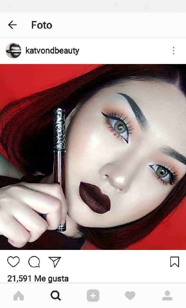 Maquillaje con labial obscuro! - 2