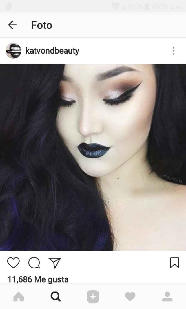 Maquillaje con labial obscuro! - 3