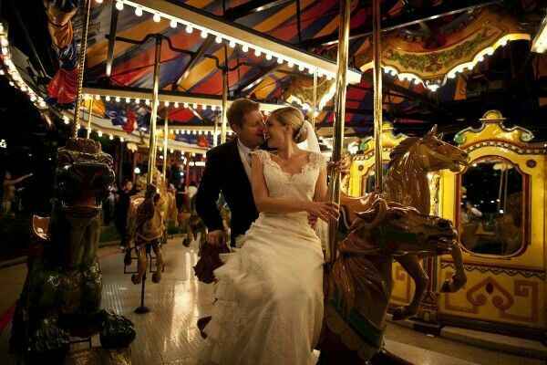 Trash the dress en parque de diversiones - 7