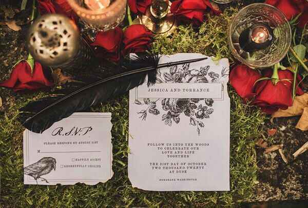 Boda estilo edgar allan poe - 1