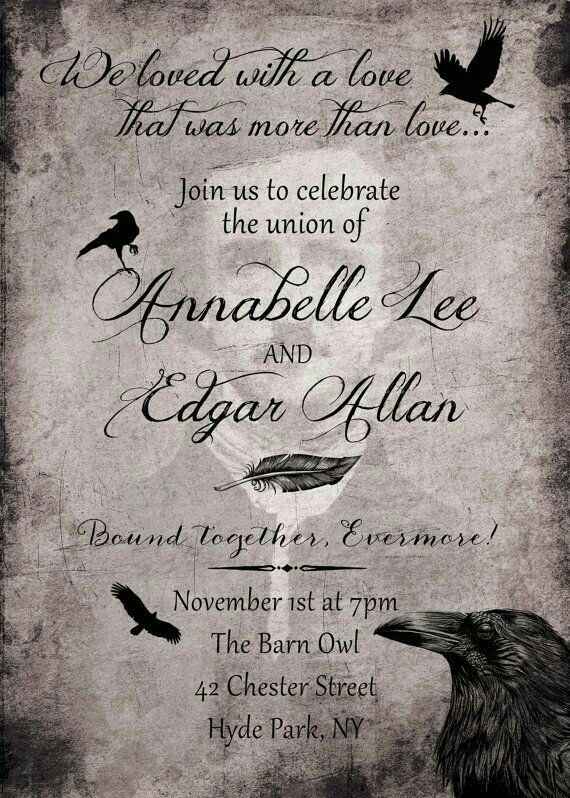 Boda estilo edgar allan poe - 3