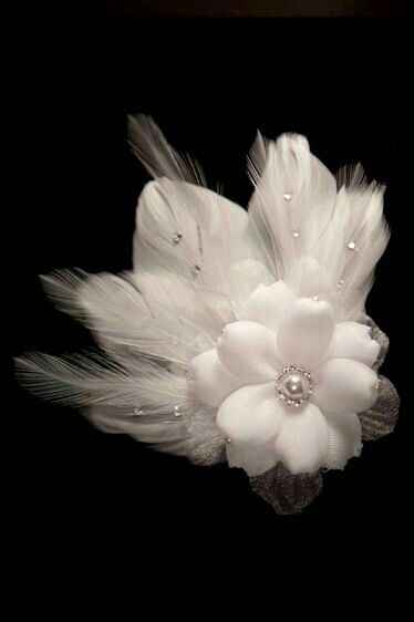 Tocado con plumas - 1