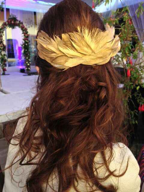 Tocado con plumas - 9