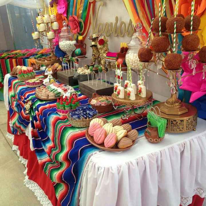 Mesa de dulces mexicanos - 6
