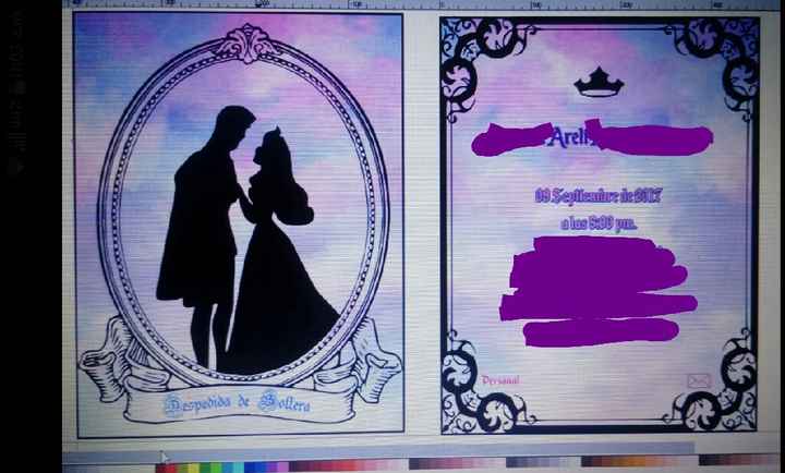 Mis invitaciones para la despedida - 2