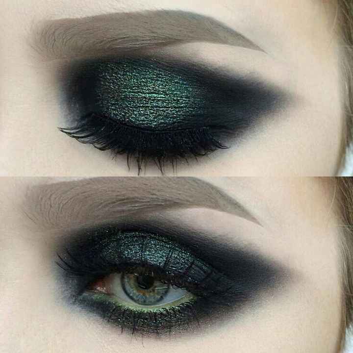  Maquillaje gótico 💚 - 5