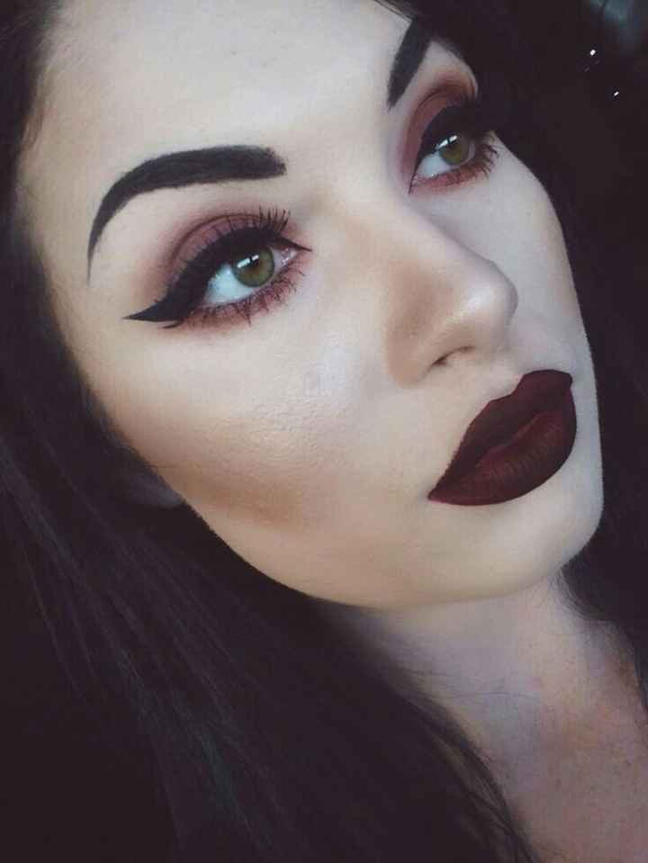  Maquillaje gótico 💚 - 7