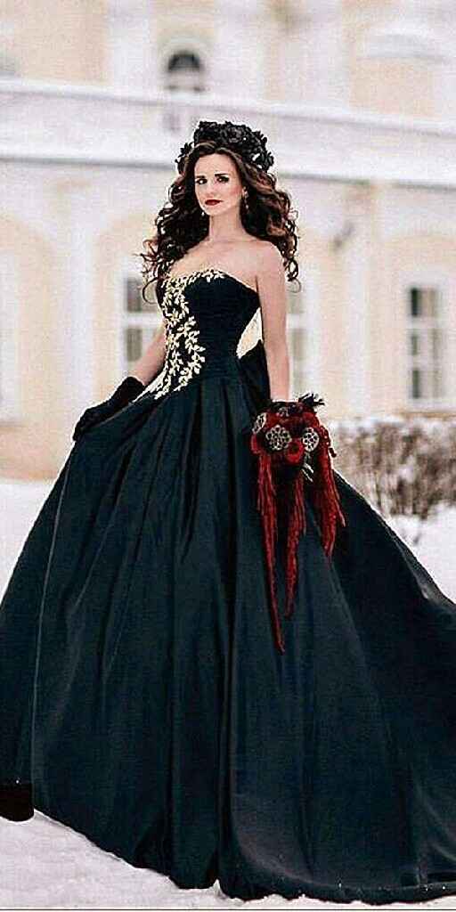  Vestidos de novia con aires goticos 💚 - 1