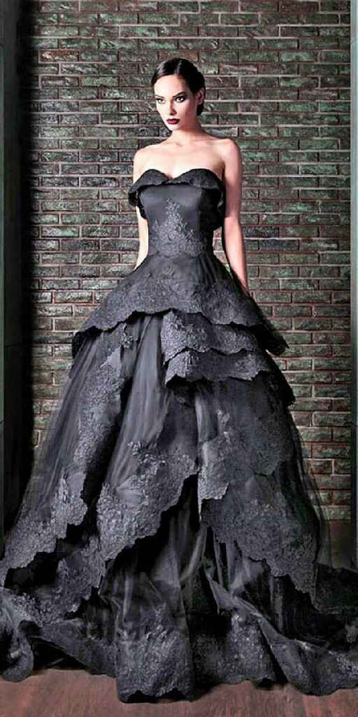  Vestidos de novia con aires goticos 💚 - 2