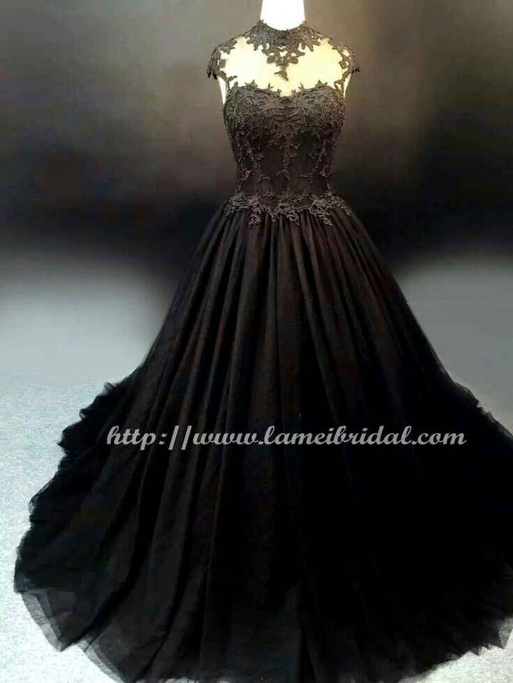  Vestidos de novia con aires goticos 💚 - 22