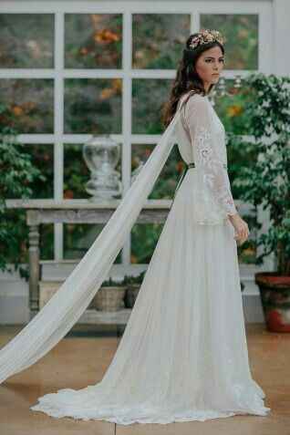  Vestidos con capa 💚 - 24