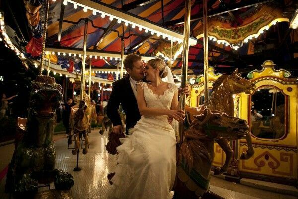 Trash the dress en parque de diversiones - 7
