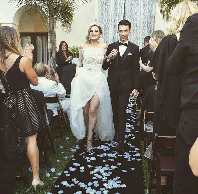 Boda de andy biersack 💜 - 1