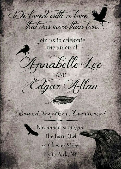 Boda estilo edgar allan poe - 3