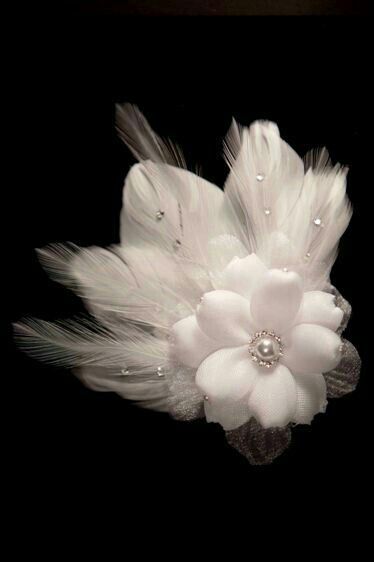 Tocado con plumas - 1
