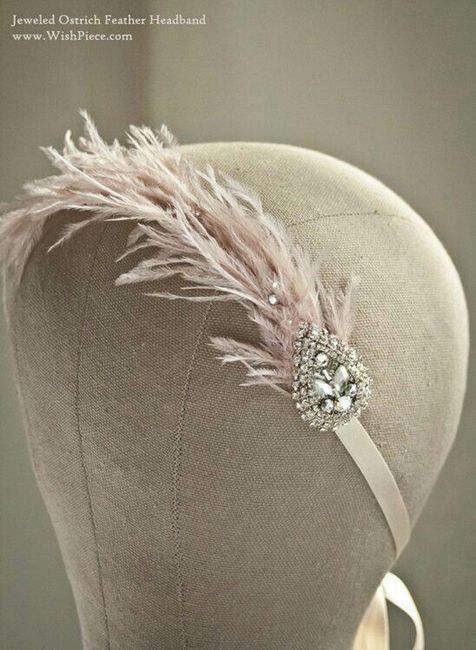 Tocado con plumas - 6