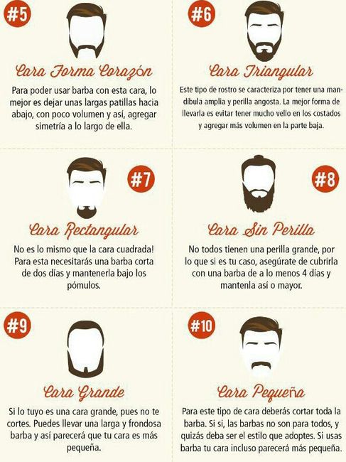 Barba y estilos de peinados para los novios - 3