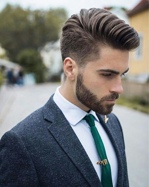 Barba y estilos de peinados para los novios - 6