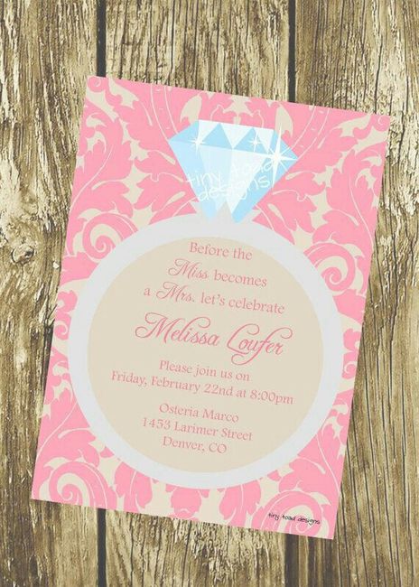 Ideas para invitacion despedida de soltera - 2