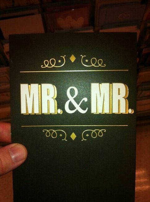 Selección de invitación boda gay 5