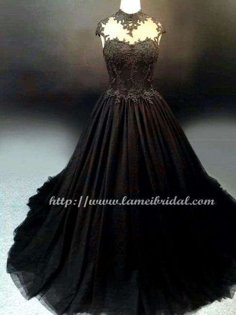  Vestidos de novia con aires goticos 💚 - 22