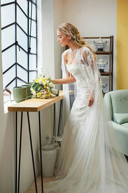  Vestidos con capa 💚 - 4