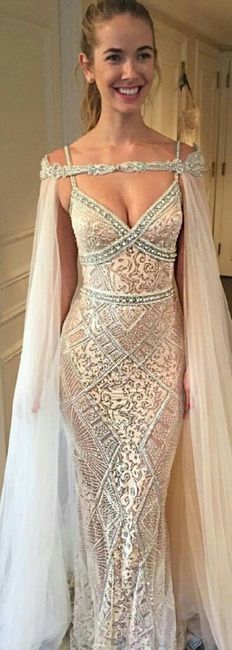  Vestidos con capa 💚 - 33