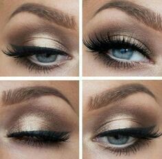 Maquillaje ojos azules 13