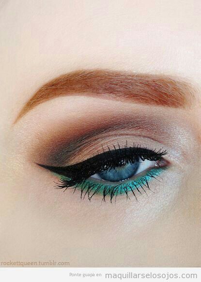 Maquillaje ojos azules 17