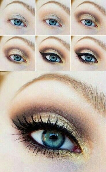 Maquillaje ojos azules 18