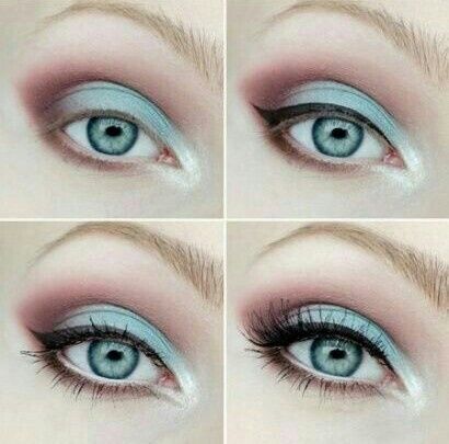Maquillaje ojos azules 19