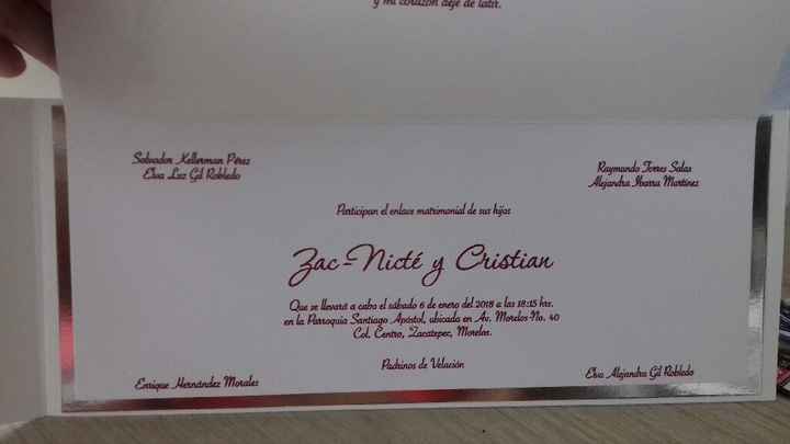  Ya tengo las invitaciones ♡ - 6