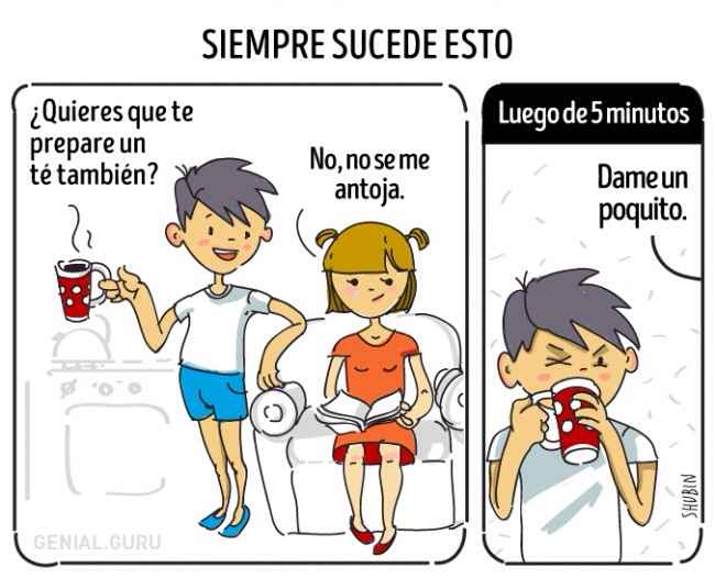 14 ilustraciones que retratan la vida de una pareja típica - 1