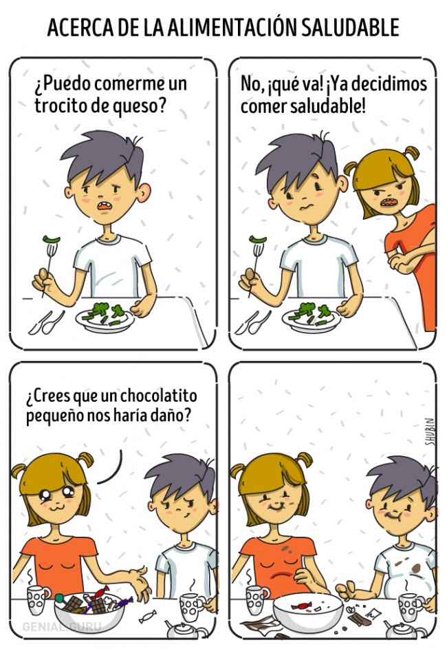 14 ilustraciones que retratan la vida de una pareja típica - 6