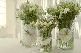 arreglos de mesa con blondas