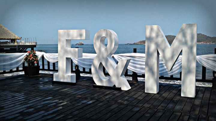 Letras en la boda - 1