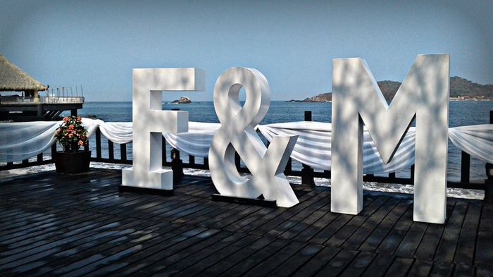 Letras en la boda - 1